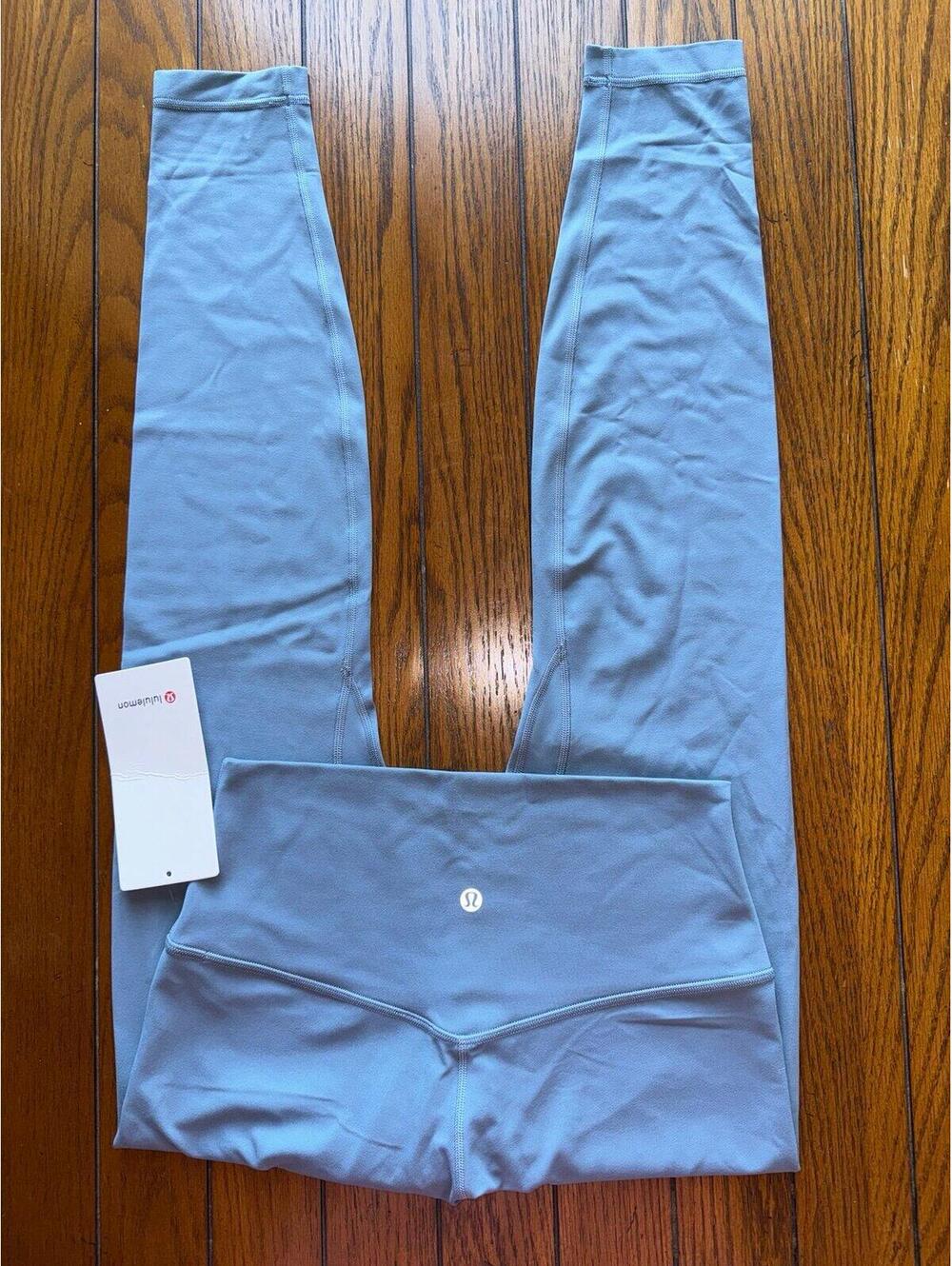 Lululemon Align High Rise 28” No Line, Steel Blue Size 8 NWT
